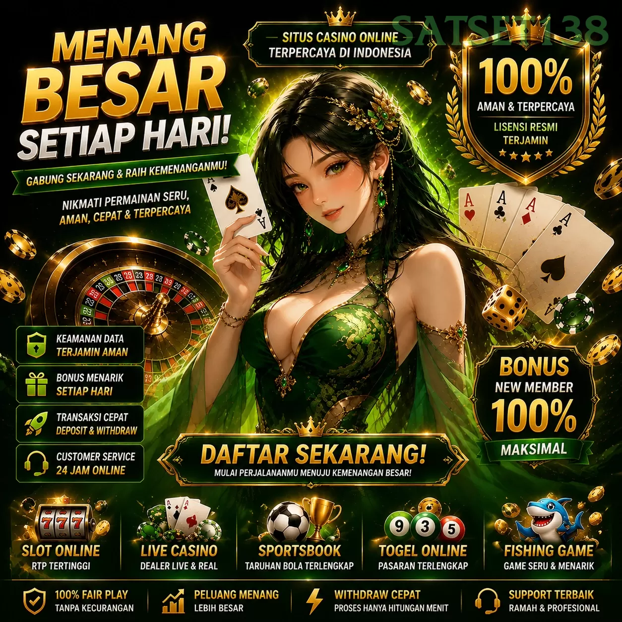 Ikon aplikasi satset138 resmi